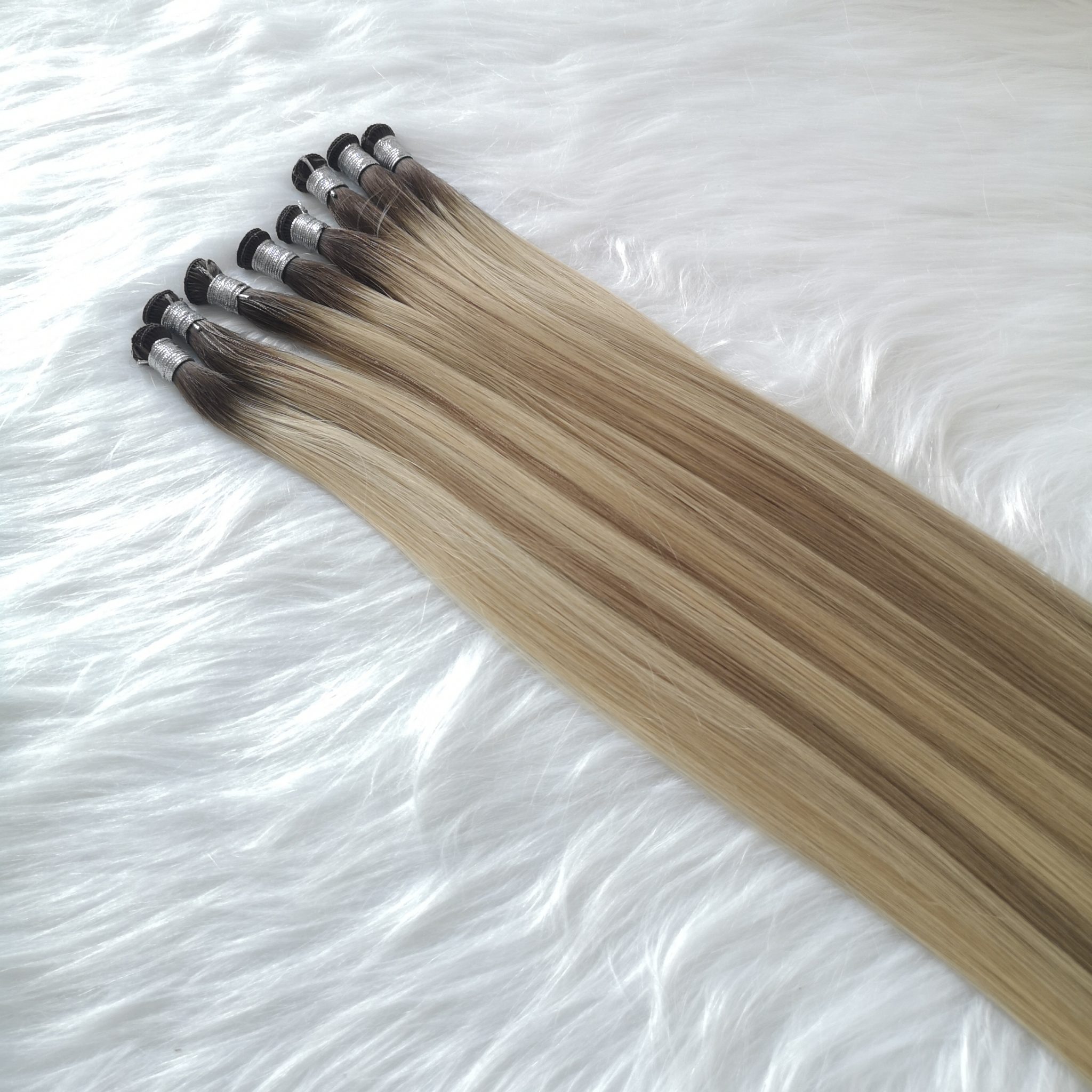 Good Quality Human Hair and Double Drawn Micro Beads Weft JPSON Hair